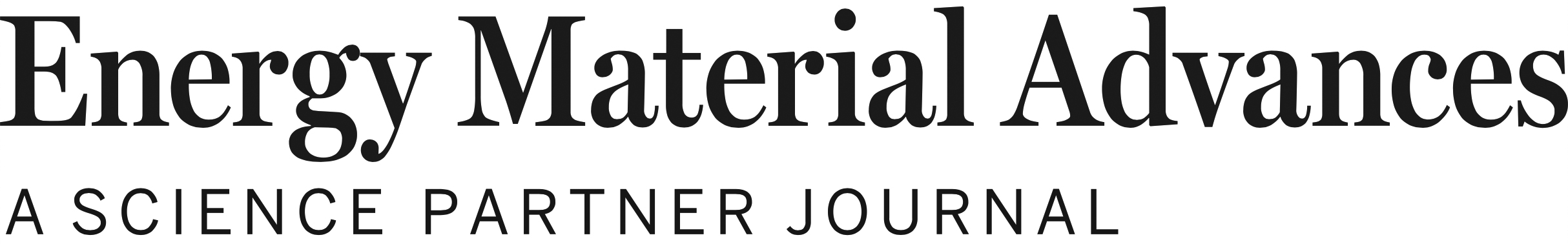Energy Material Advances, a Science Partner Journal