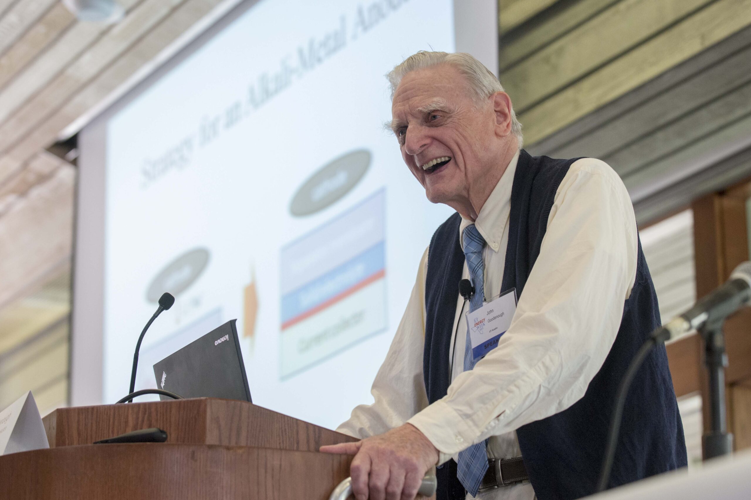 John Goodenough Speaking at UT Energy Week
